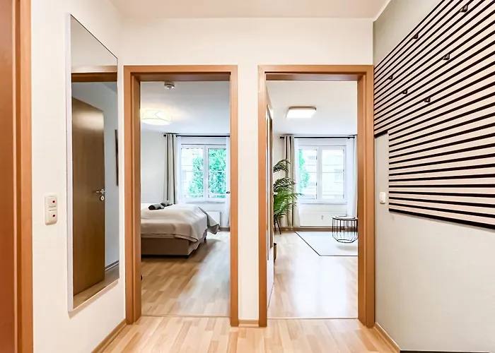 Appartement Stadtzentrum - Ruhiges Mit Kostenfreiem Stellplatz Bis 1,50m Fahrzeughoehe Leipzig